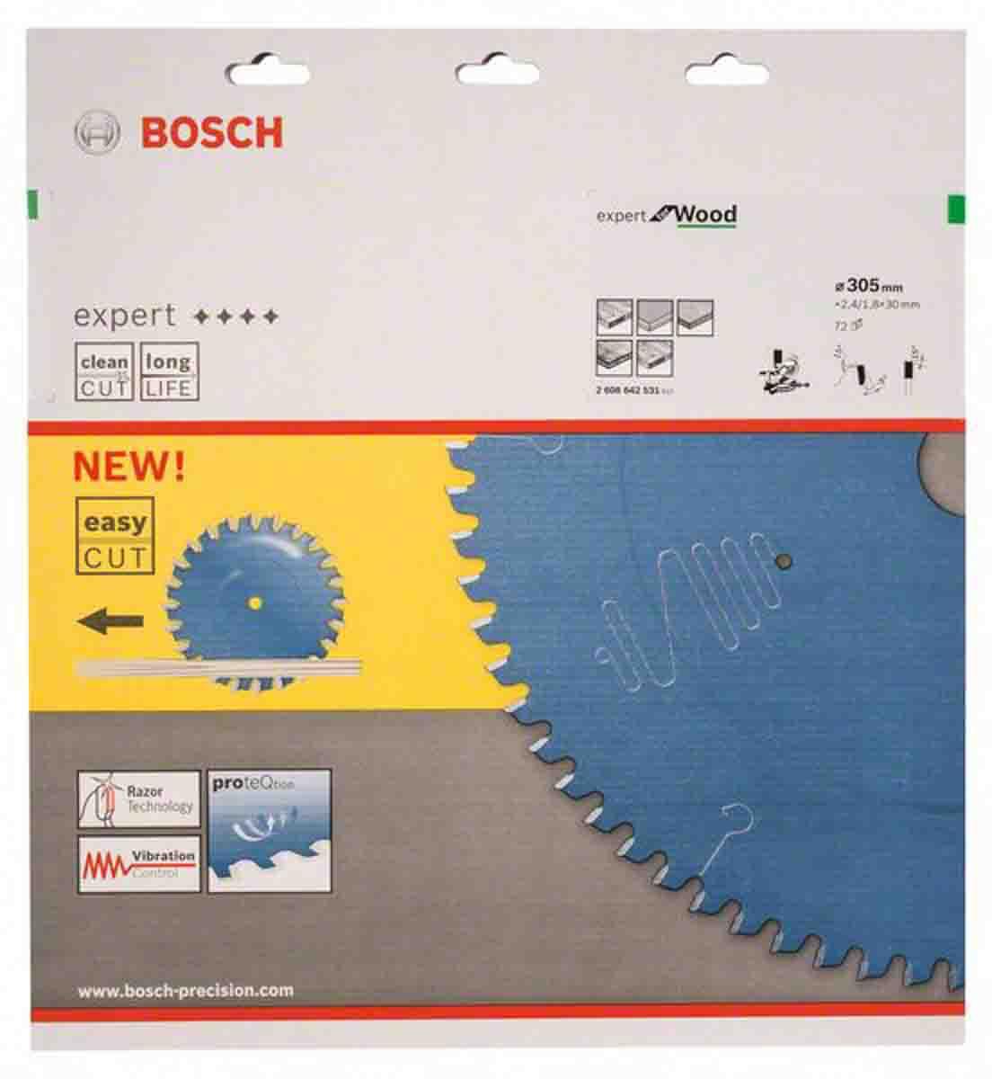 Bosch Wolframcarbid Kreissägeblatt, Ø 305mm