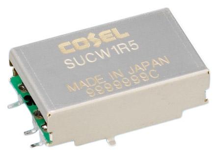 Produktfoto 1 von Cosel DC/DC-Wandler 1.5W 24 V dc IN, ±15V dc OUT / 50mA 500V ac isoliert