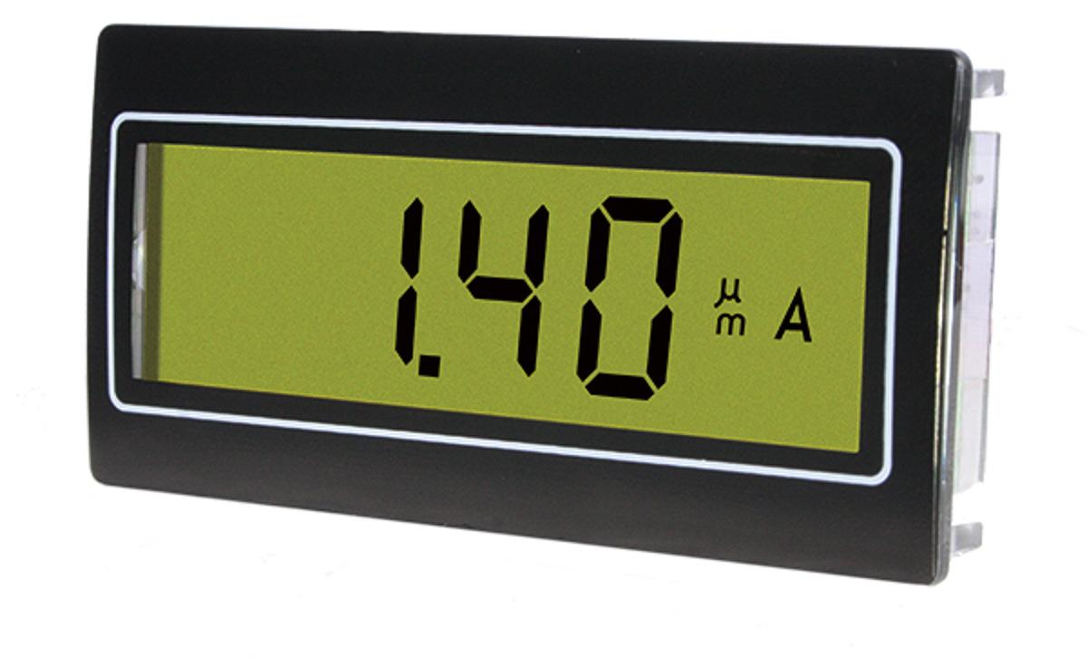 Trumeter LCD Einbaumessgerät für Spannung H 45mm B 22.5mm 3.5-Stellen T. 14mm 10 mm Ziffernhöhe