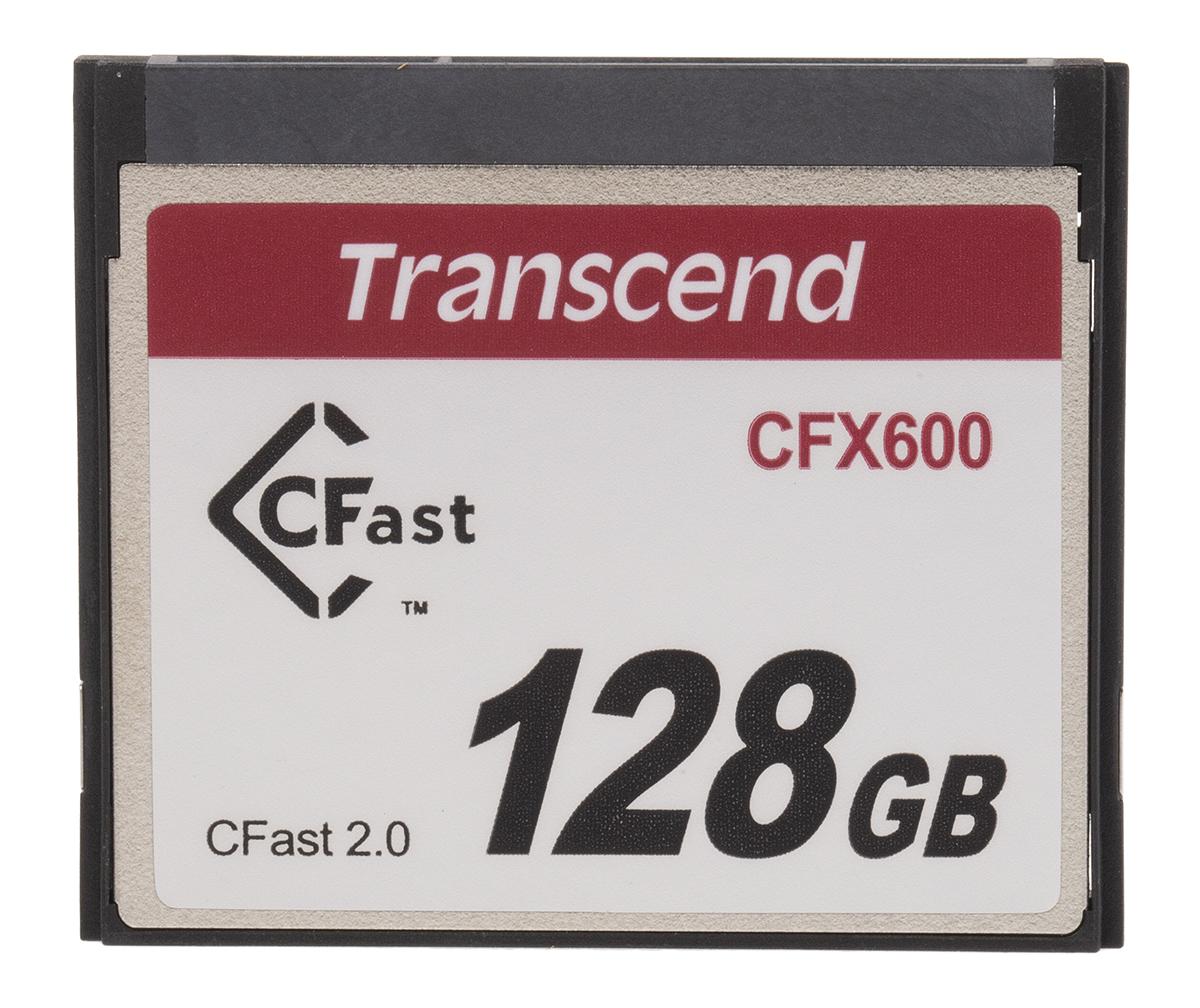 Produktfoto 1 von Transcend CFX600, CFast-Karte, 128GB, MLC