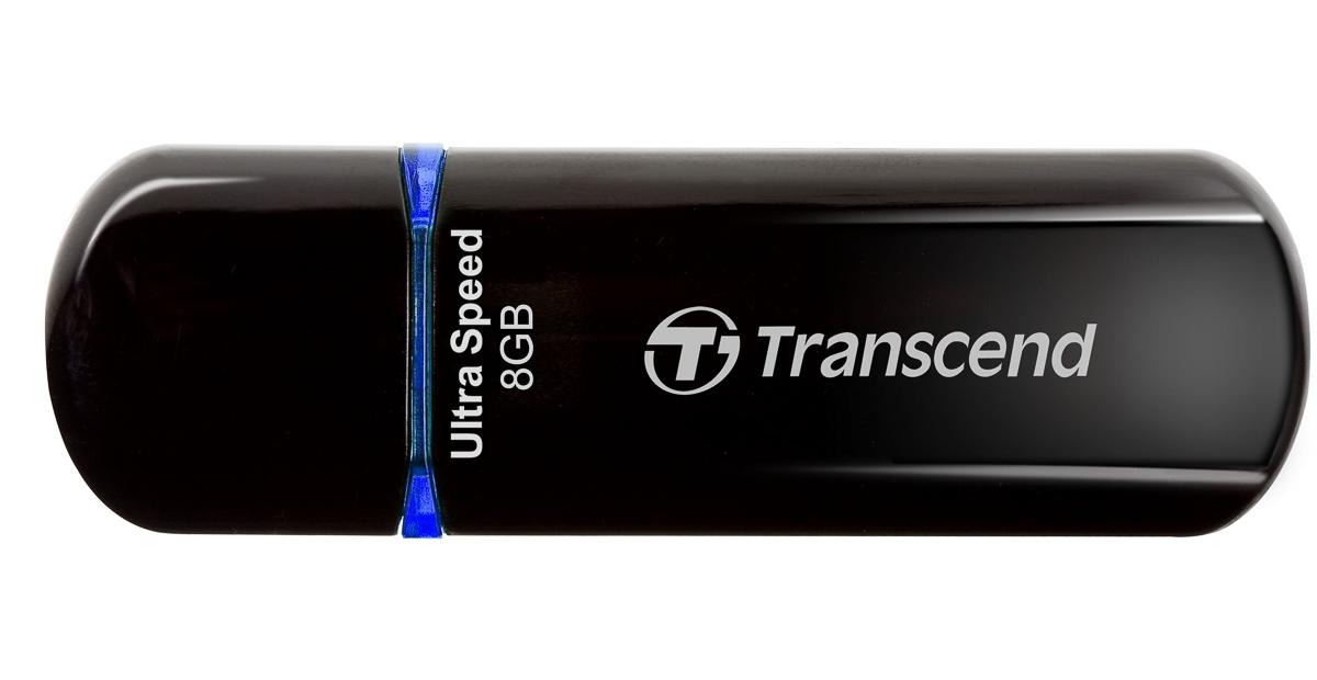 Produktfoto 1 von Transcend MLC, USB-Stick, 8 GB, USB 2.0, JetFlash 600, Industrieausführung