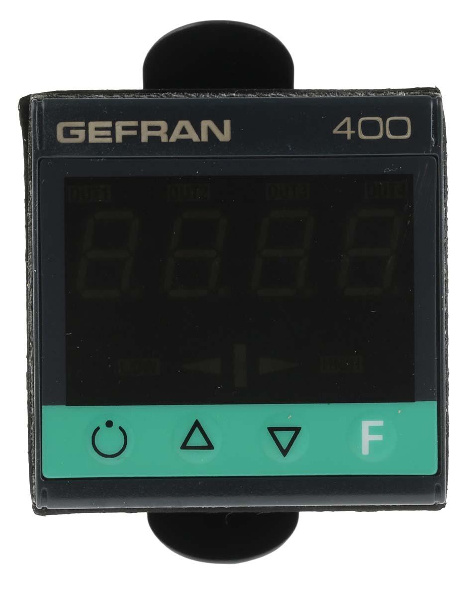 Produktfoto 1 von Gefran 400 PID Temperaturregler, 2 x Logik, Relais Ausgang, 100 → 240 V ac, 48 x 48mm