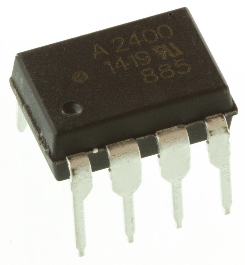 Produktfoto 1 von Broadcom THT Optokoppler DC-In / Logikgatter-Out, 8-Pin DIP, Isolation 3,75 kV eff