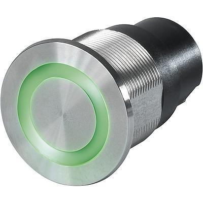 Produktfoto 1 von Schurter Kapazitiver Schalter Rastend 5V dc / 28V dc OptoMOS-Relais Beleuchtet, RGB / 100mA, IP 67