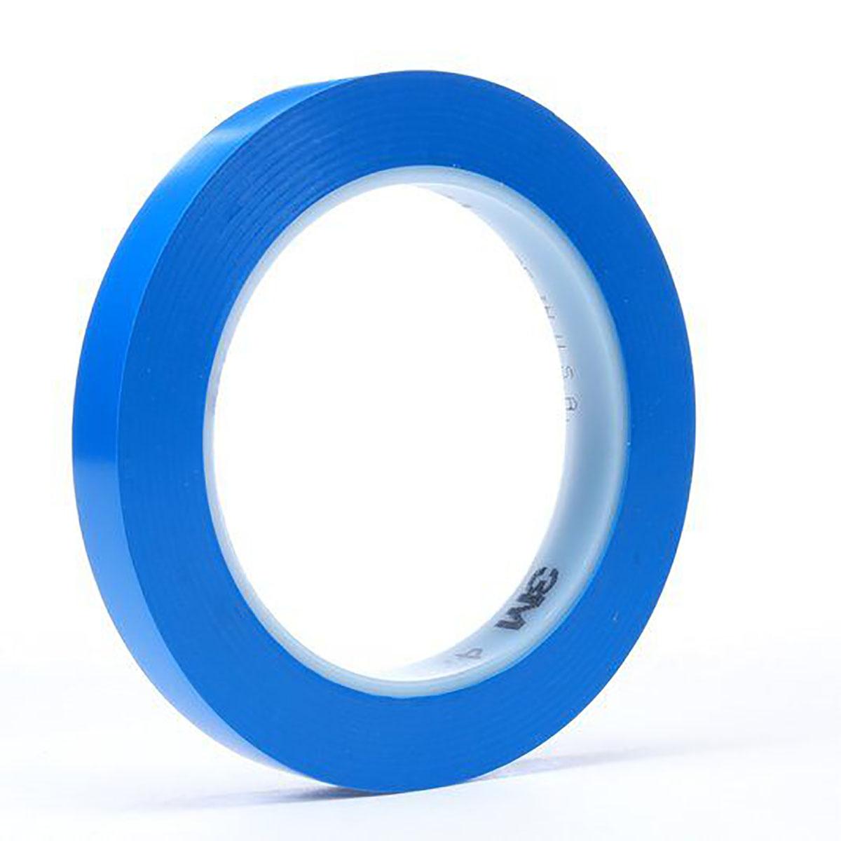 3M Scotch 471 Vinyl Markierungsband Blau Typ Bodenmarkierungsband, Stärke 0.14mm, 12mm x 33m