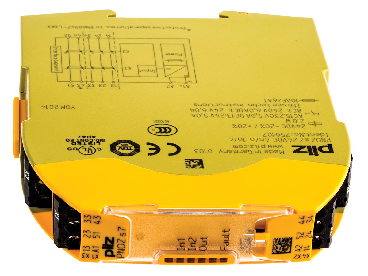 Produktfoto 1 von Pilz PNOZsigma Ausgangsmodul, 24 V dc 4 Schließer / 1 Öffner / 5 Ausgänge / 2 W