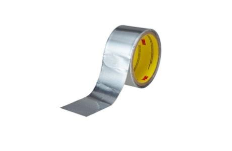 Produktfoto 1 von 3M 425 Aluband Aluminiumband nichtleitend, Stärke 0.11mm, 50mm x 10m