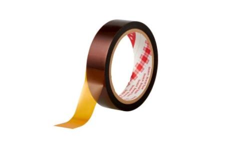 Produktfoto 1 von 3M Isolierband, Polyimid-Folie bernsteinfarben, 0.07mm x 19mm x 33m