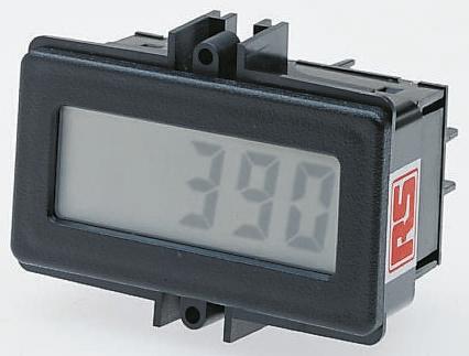 Produktfoto 1 von Red Lion Digitales Spannungsmessgerät DC LCD-Anzeige 3,5-stellig / +/-0.1 %, 68mm, 33mm, 49.8mm