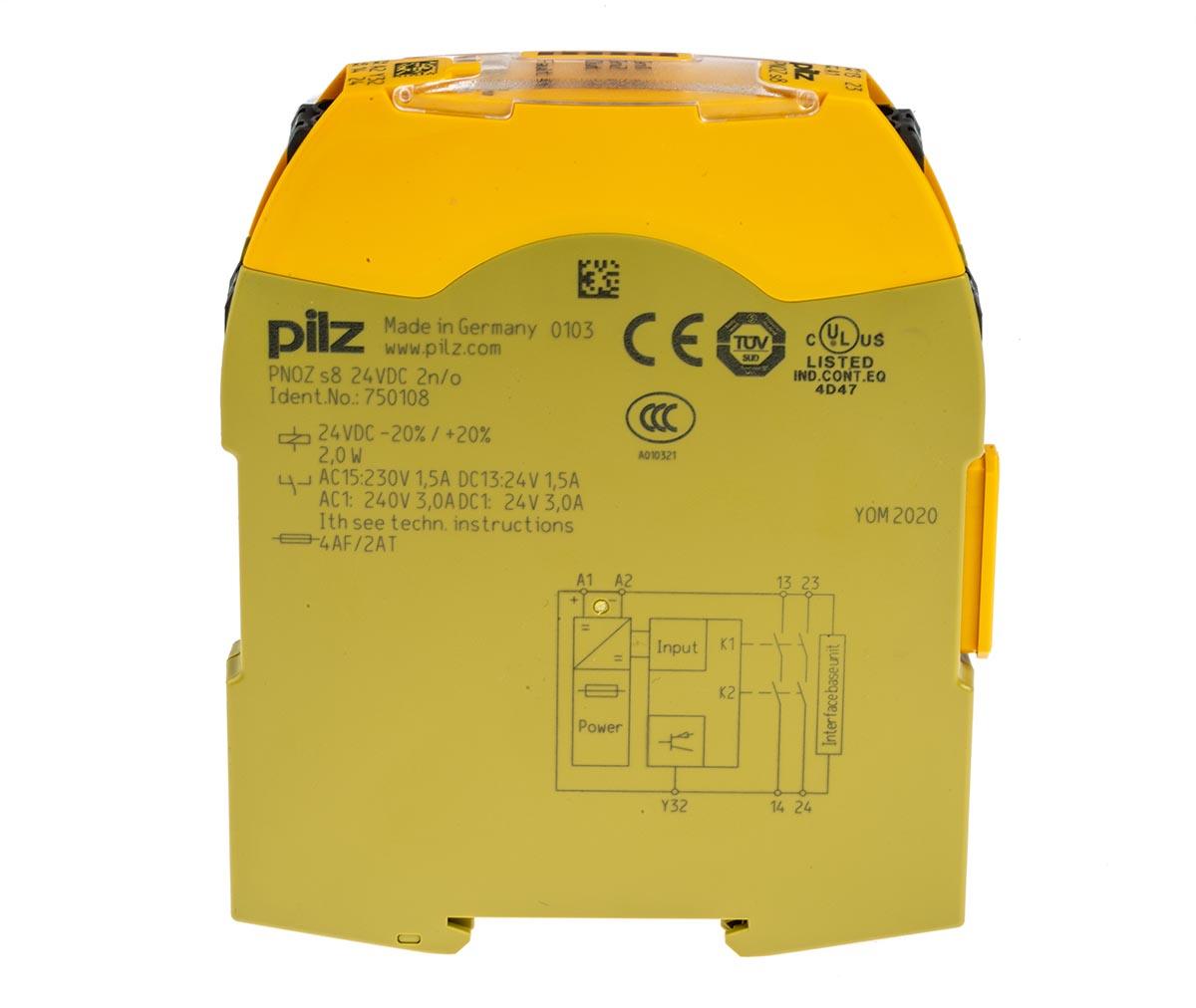 Produktfoto 1 von Pilz PNOZsigma Ausgangsmodul, 24 V dc 2 Schließer / 3 Ausgänge / 2 W