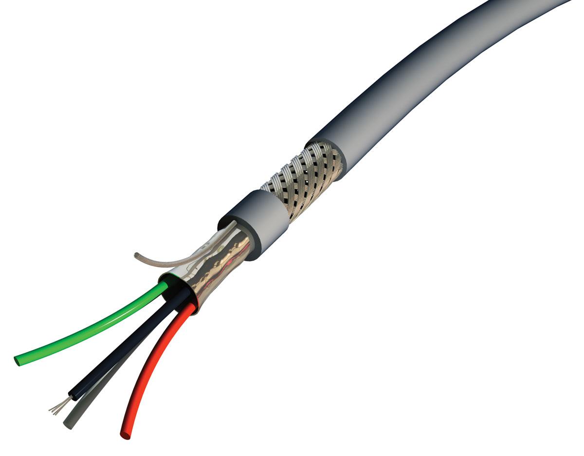 Produktfoto 1 von S2Ceb-Groupe Cae DMX Netzkabel, 4-adrig Typ Audio Video Cable Grau x 0,34 mm² /Ø 7mm, 100m, 300 V, PVC