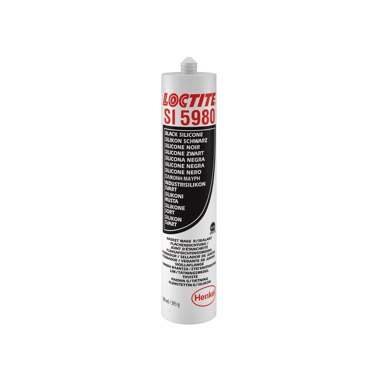 Produktfoto 1 von Loctite SI 5980 Flächendichtung Paste Schwarz, Tube 300 ml, -59°C → +329°C