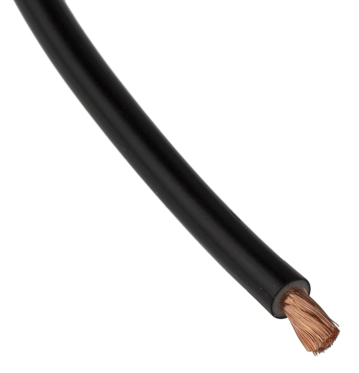 Produktfoto 1 von Staubli Einzeladerleitung 2,5 mm², 14 AWG 25m Schwarz PVC isoliert Ø 3.9mm