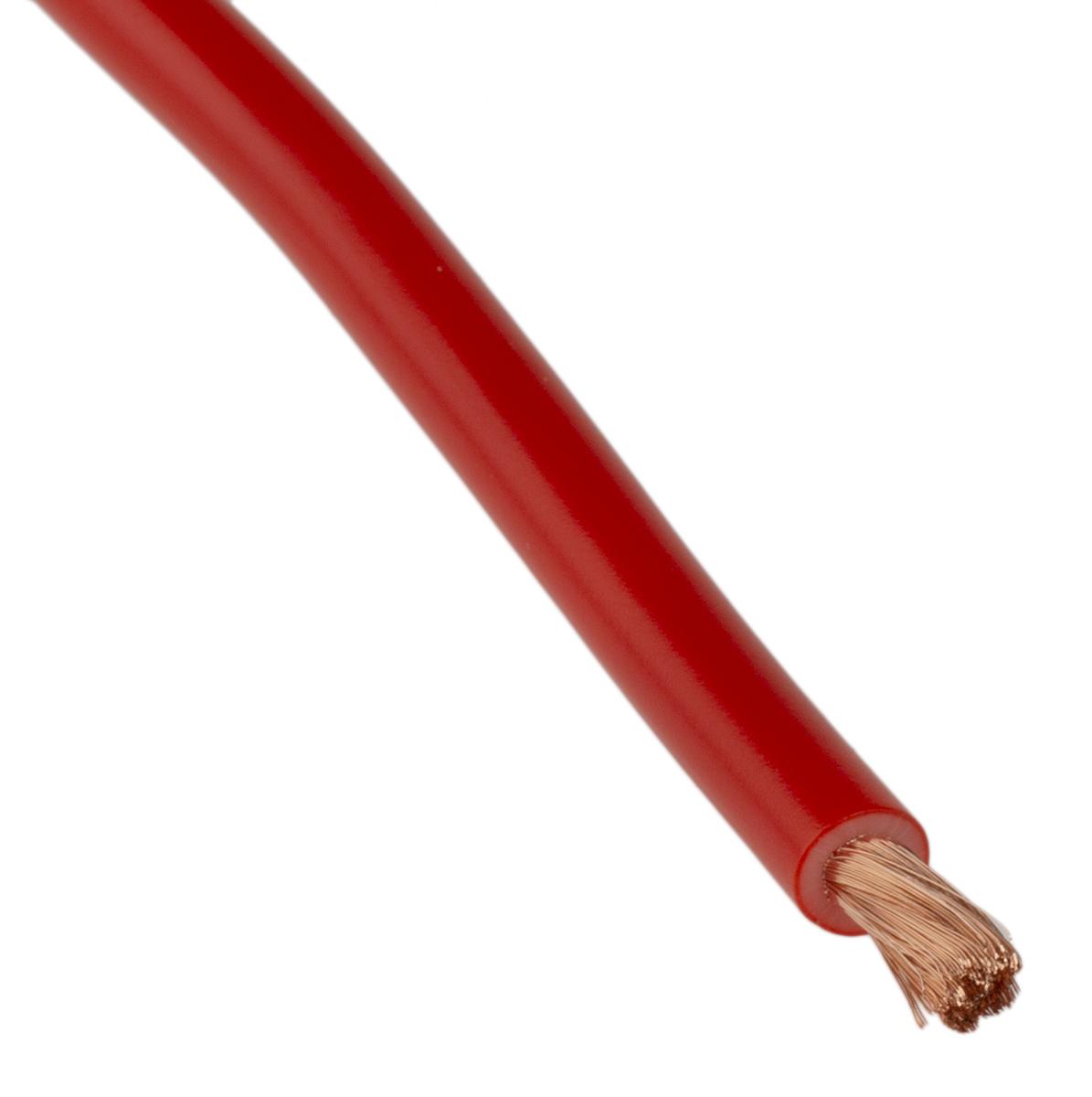 Produktfoto 1 von Staubli Einzeladerleitung 2,5 mm², 14 AWG 25m Rot PVC isoliert Ø 3.9mm