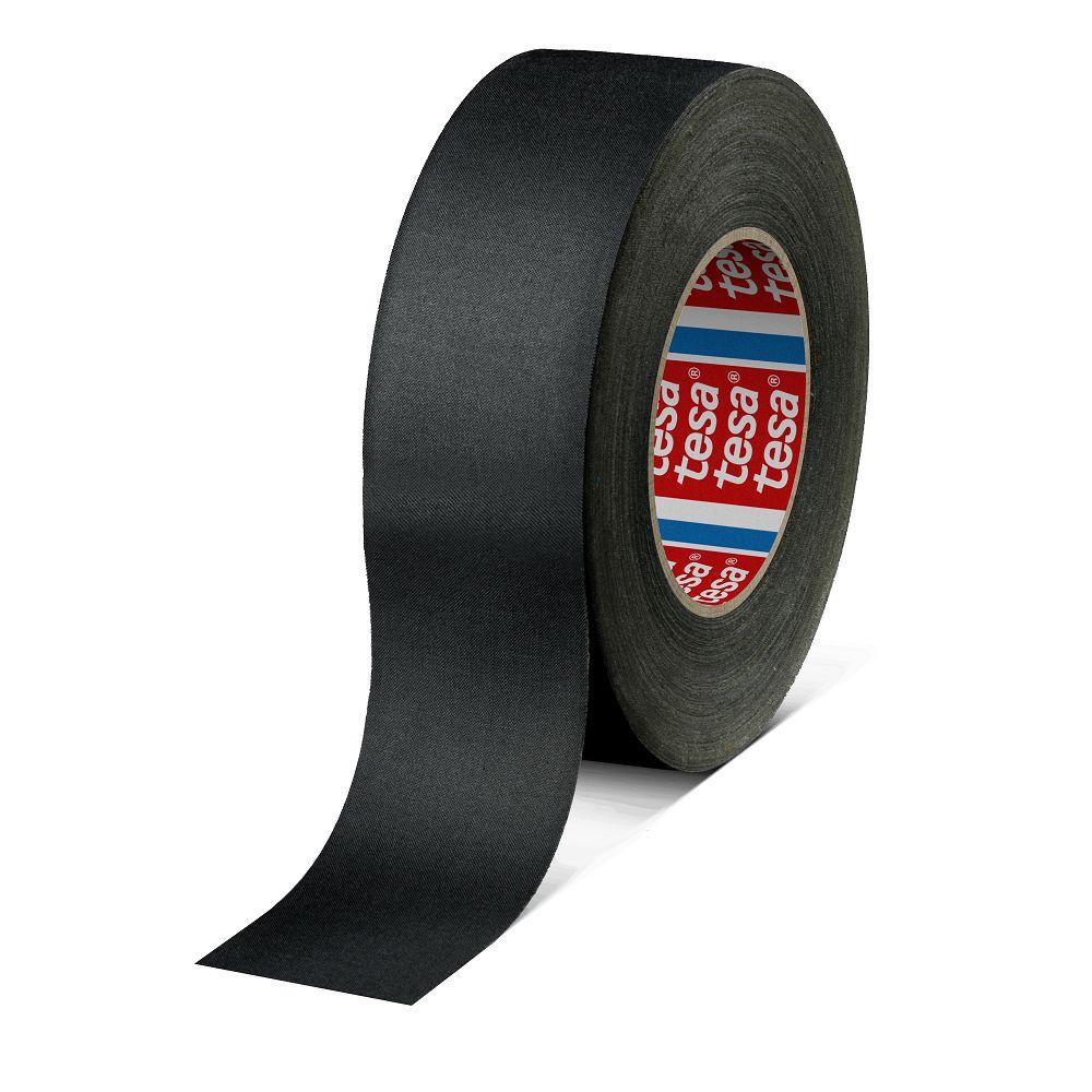 Produktfoto 1 von Tesa 4541 Gewebeband, Schwarz, 0.27mm x 50mm x 50m