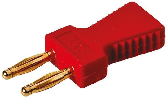 Produktfoto 1 von Staubli KS2 Stecker Rot Jumper Steckbrücke 2-polig, Raster 6mm, Länge 11.6mm, Oben geschlossen, Ziehgriff