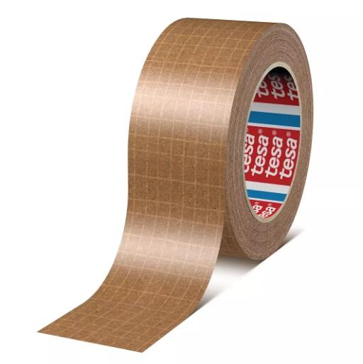 Tesa 60013 Paketband, Papier, bronzefarben, Stärke 210μm, 50mm x 25m