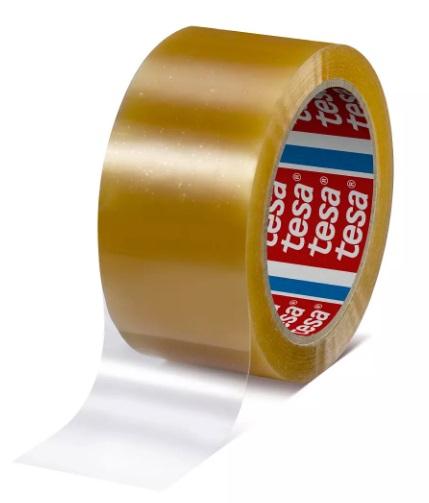 Tesa 60400 Paketband, Polymilchsäure, transparent, Stärke 55μm, 50mm x 66m