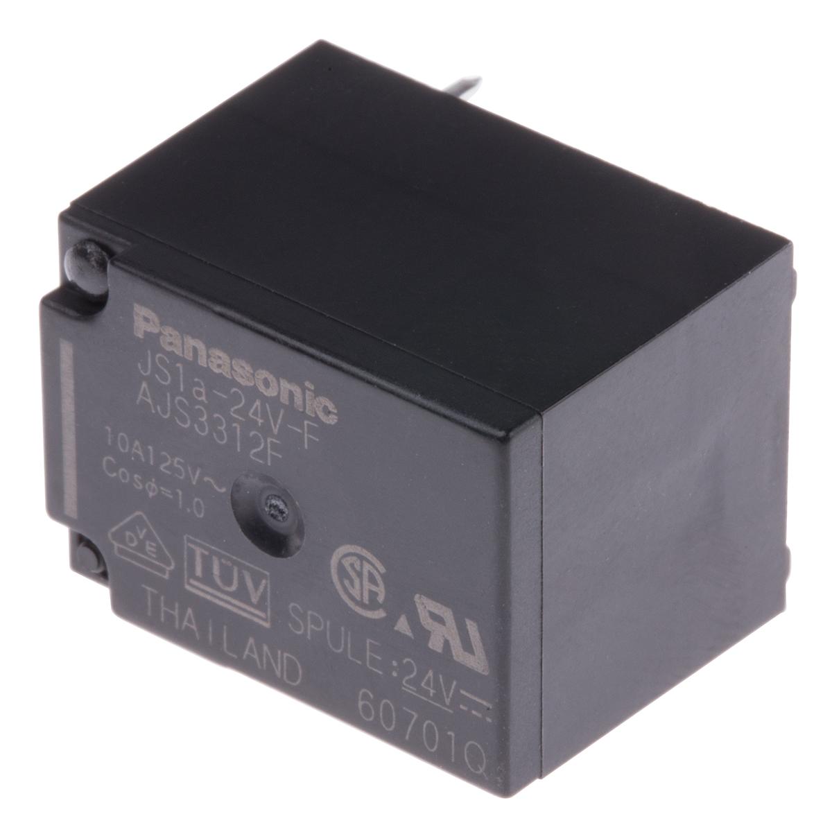 Produktfoto 1 von Panasonic  Monostabiles Relais, Printrelais 1-poliger Schließer 5A 24V dc Spule / 360mW