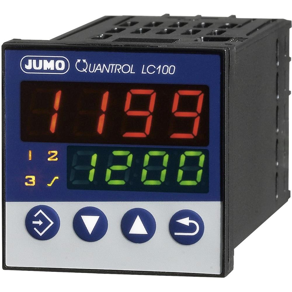 Jumo LC200 PID Temperaturregler Tafelmontage, 2 x Relais Ausgang, 30 V, 48 x 96mm