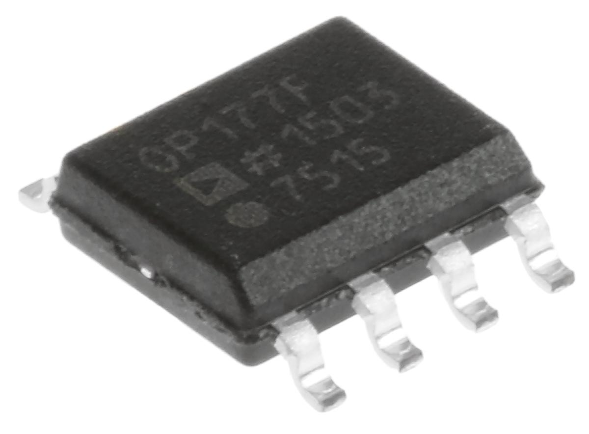 Produktfoto 1 von Analog Devices Operationsverstärker Präzision SMD SOIC, biplor typ. ±12 V, ±15 V, ±5 V, ±9 V, 8-Pin