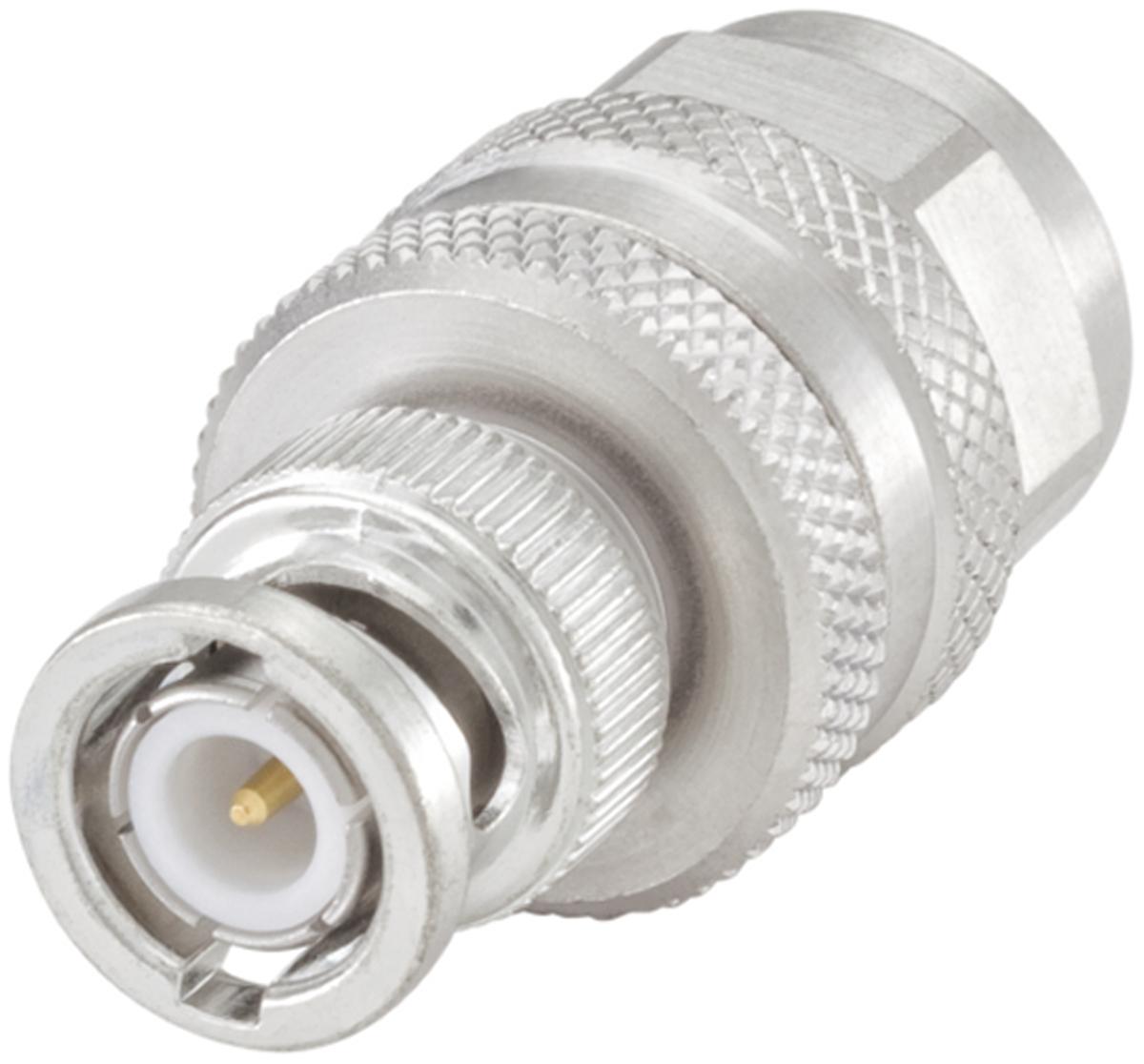 Produktfoto 1 von HF Adapter, BNC - N, 50Ω, Male - Male, Gerade, 10GHz Normal