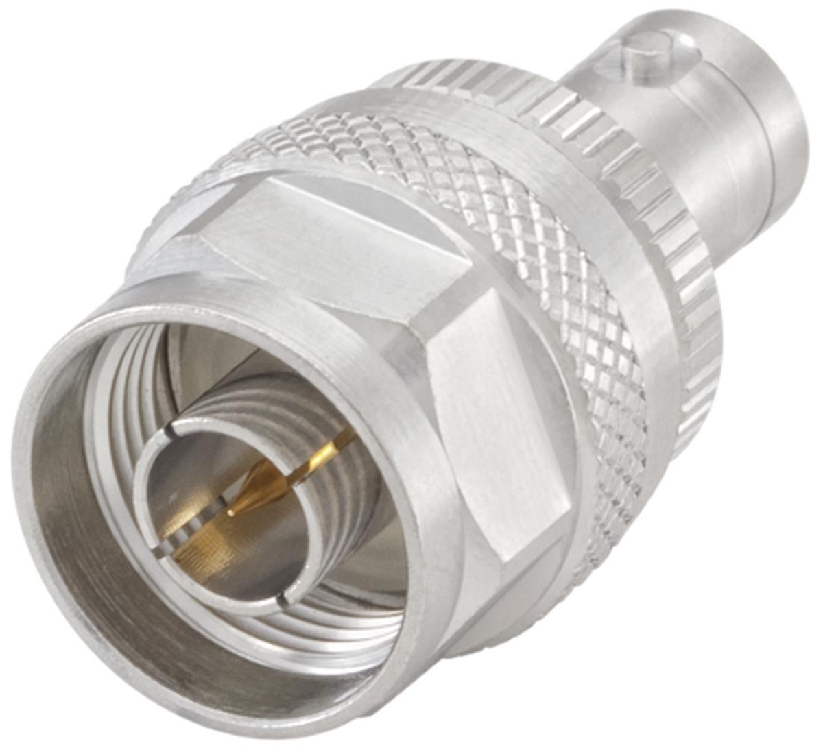 Produktfoto 1 von HF Adapter, N - BNC, 50Ω, Male - Weiblich, Gerade, 10GHz Normal