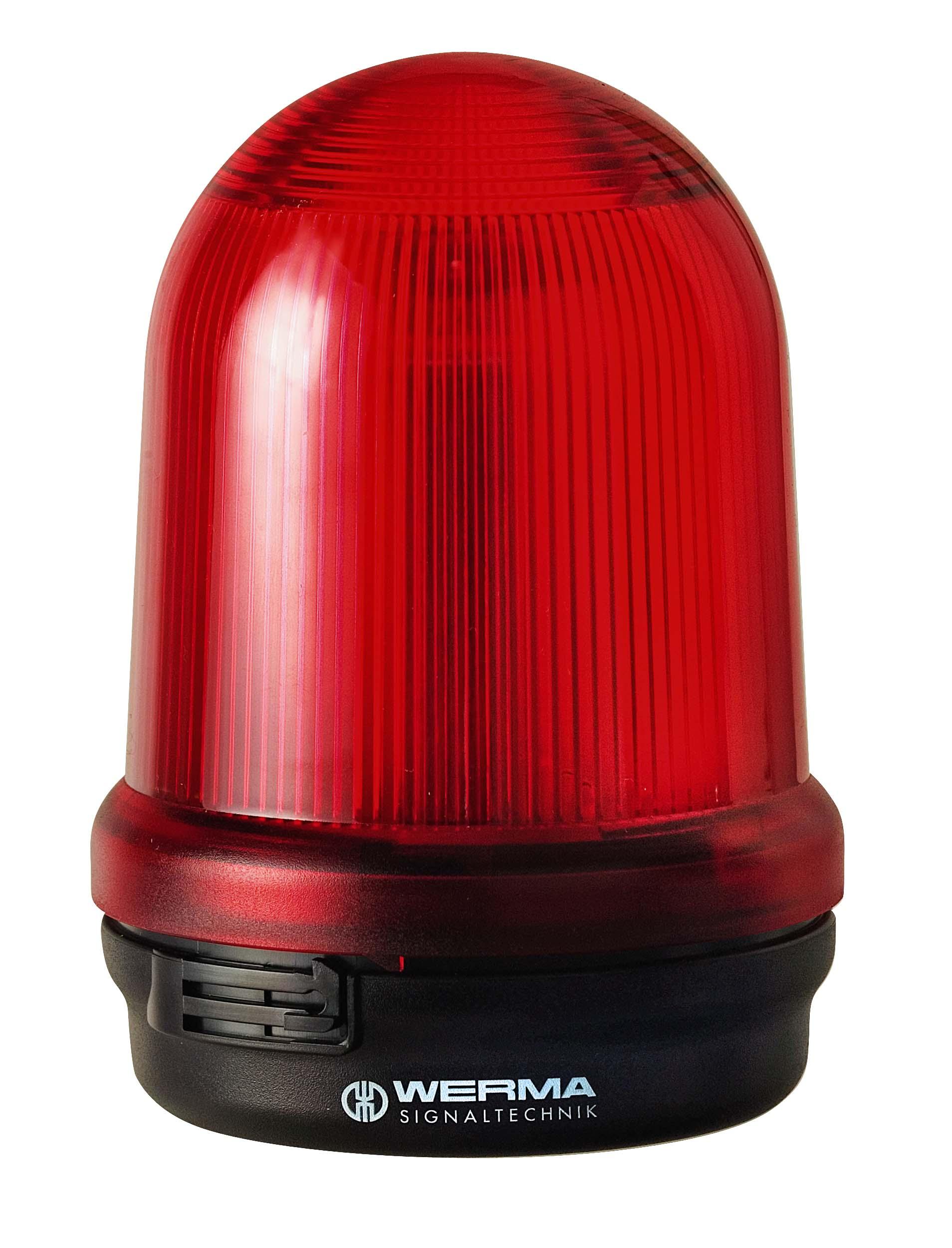 Produktfoto 1 von Werma 828, Xenon Blitz Signalleuchte Rot, 115 V AC