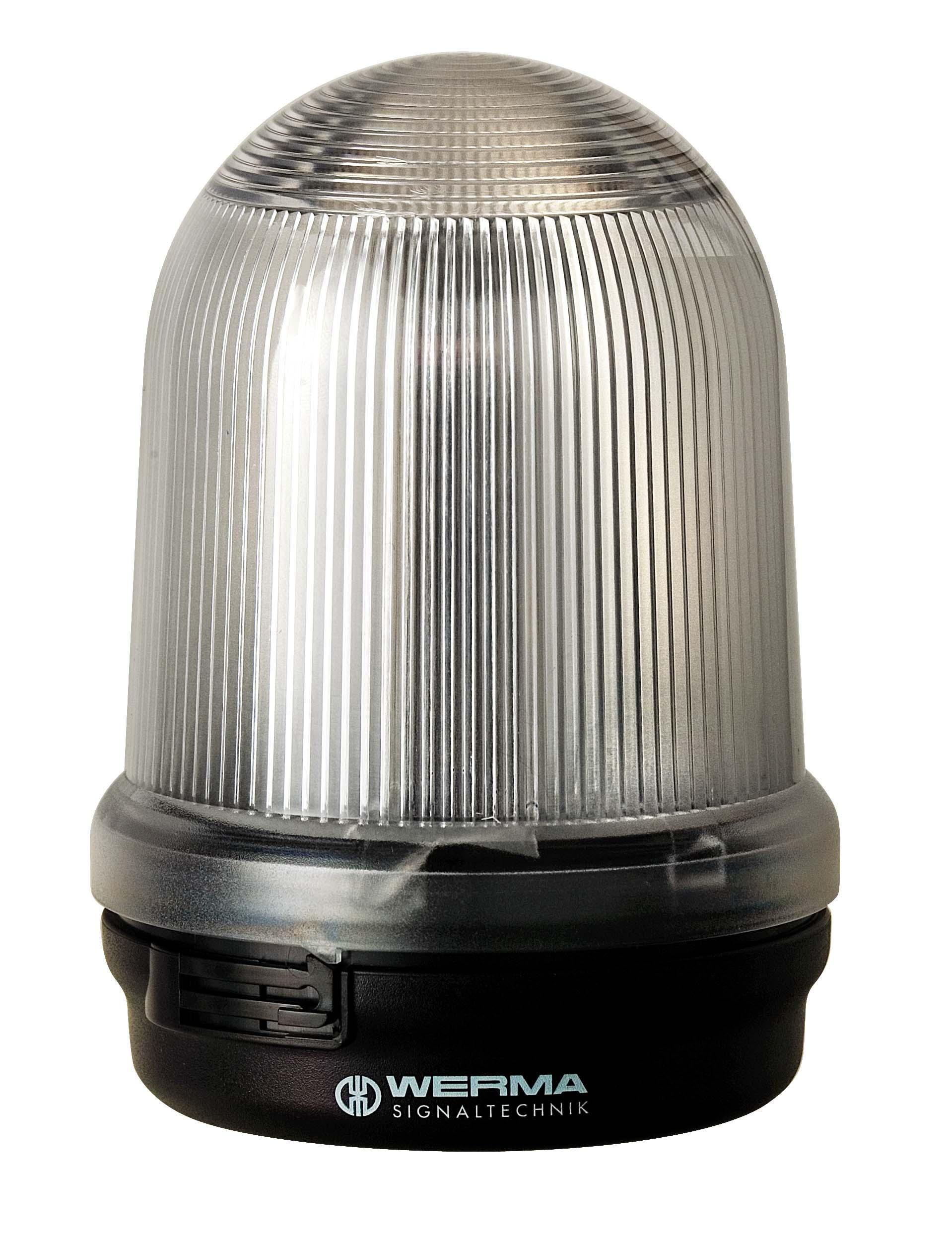 Werma 828, Xenon Blitz Signalleuchte Klar, 24 V dc