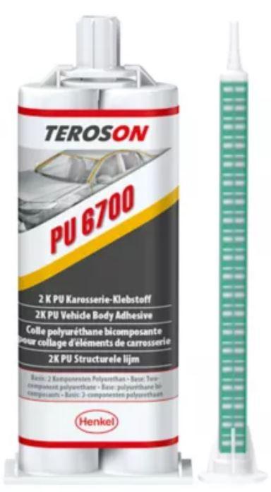 TEROSON PU 6700 PUR Polyurethankleber Beige, Schwarz, für Metalle, Kunststoffe