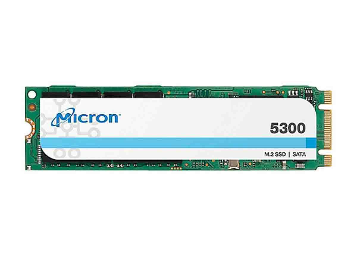 Produktfoto 1 von Micron 5300 PRO, M.2 (2280) Intern SSD-Laufwerk SATA III, 3D TLC, 240 GB, SSD