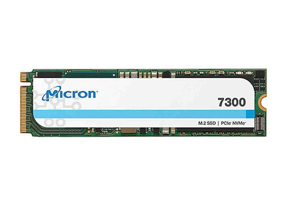 Produktfoto 1 von Micron 7300 PRO, M.2 (2280) Intern SSD-Laufwerk NVMe PCIe Gen 3 x 4, 3D TLC, 480 GB, SSD