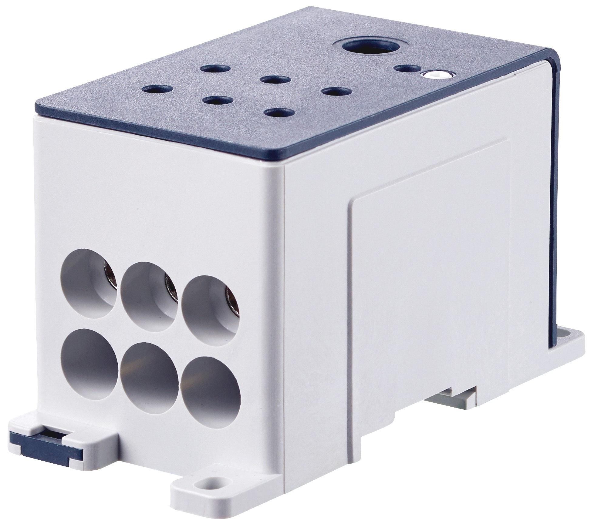 Produktfoto 1 von Socomec Einsteck Verteilerblock 1-polig , 4 AWG, 6 AWG, Aluminium, IP20