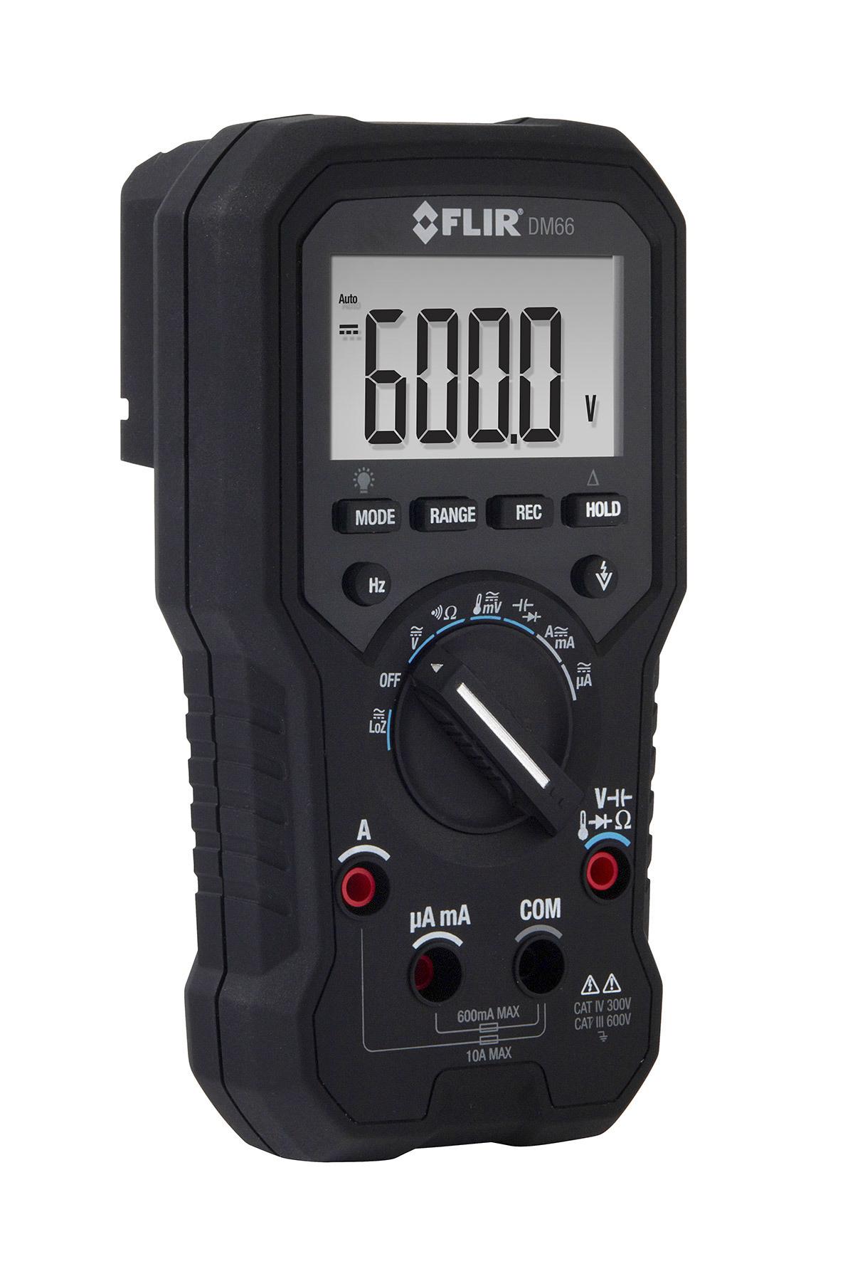 Produktfoto 1 von Flir DM66 HandDigital Multimeter, CAT III, CAT IV 600V ac / 10A ac, 6MΩ