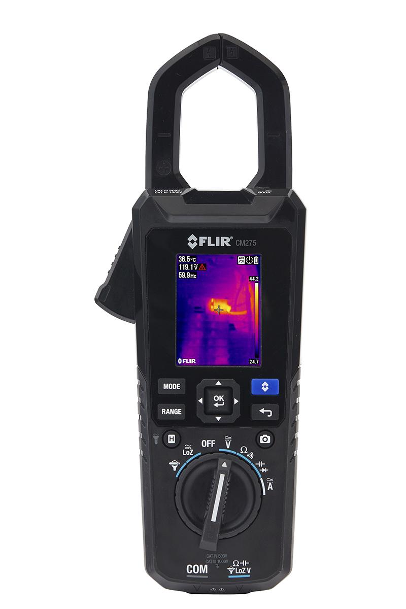 Produktfoto 1 von FLIR CM275 Zangenmessgerät AC/DC-Imaging-Stromzange CAT III, CAT IV 1000V ac / 600A ac, 1000V dc / 600A dc, 6kΩ