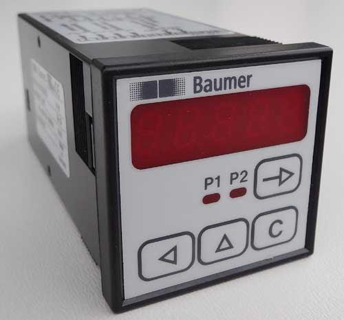 Produktfoto 1 von Baumer NE216 Bidirektional Zähler LED-Display 5-stellig, Stunden, max. 10kHz, 12 → 30 V dc, 0,0001 →