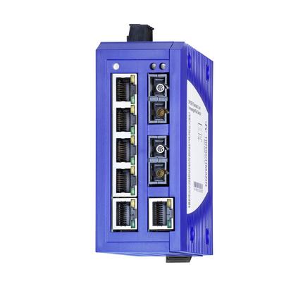 Hirschmann SPIDER Unmanaged Ethernet Switch, 6 x RJ45 / 100Mbit/s, bis 100m für DIN-Schienen, 2, 9.6 → 32V dc