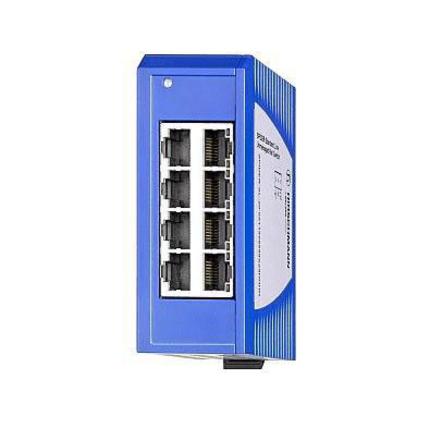 Produktfoto 1 von Hirschmann SPIDER Unmanaged Ethernet Switch, 8 x RJ45 / 100Mbit/s, bis 100m für DIN-Schienen, 0, 9.6 → 32V dc