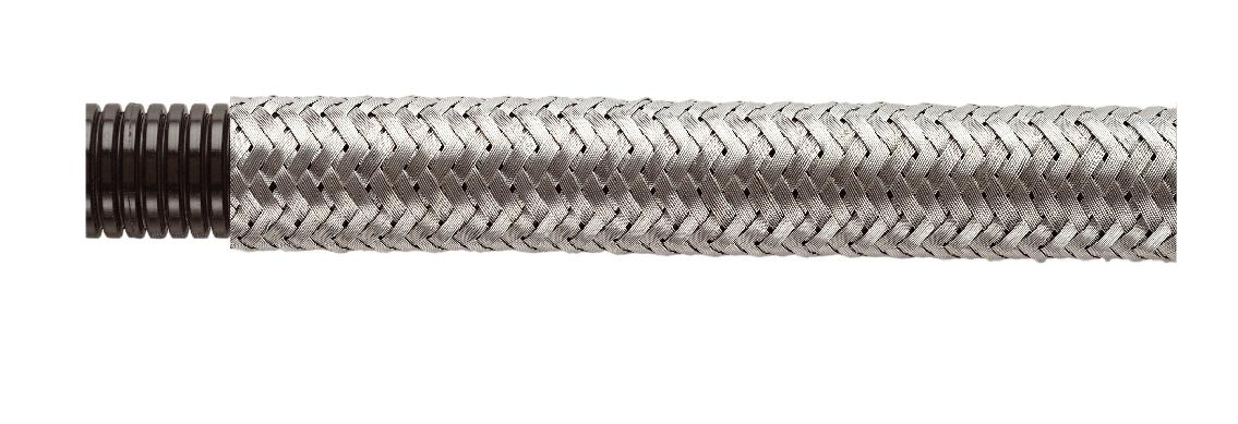 Produktfoto 1 von Flexicon FPIHSS Leerrohr Nylon, Ø 16mm nom. flexibel, Grau A ø 17.3mm x 50m