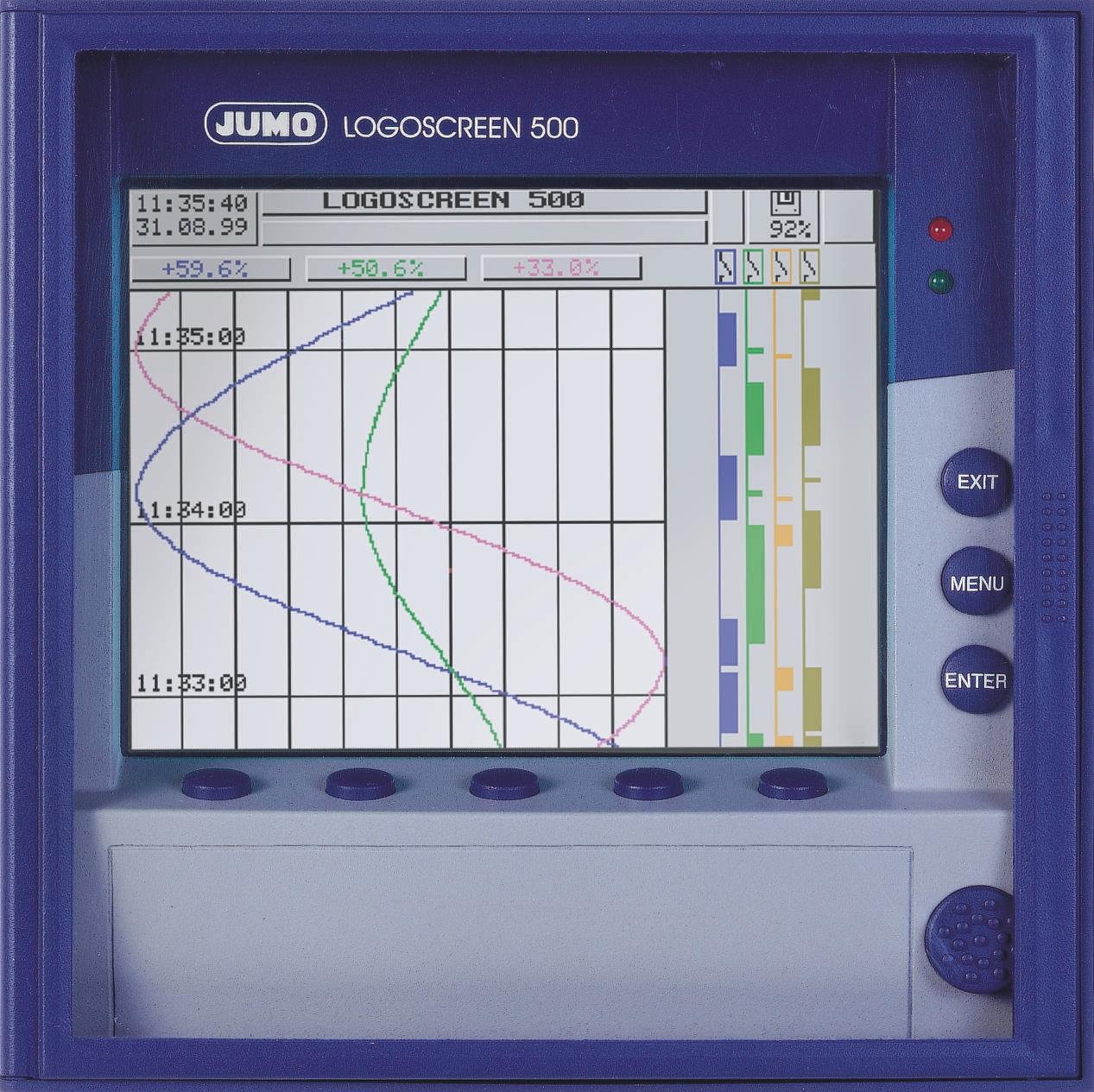 Produktfoto 1 von Jumo Kurvenschreiber Zubehör Software für Jumo-Anzeige, Jumo-Aufzeichnungsgerät, Jumo-Temperatursender