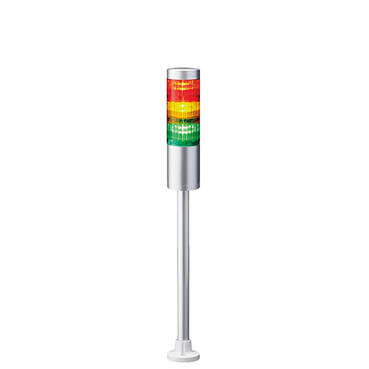 Patlite LR6 LED Signalturm 3-stufig mehrfarbig LED Rot/Gelb/Grün Dauer 509mm Multifunktion