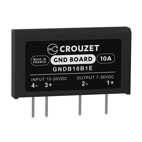 Crouzet SSR GND Board THT Halbleiterrelais DC-Schaltung, 1-poliger Schließer 36 V eff / 10 A Effektivwert