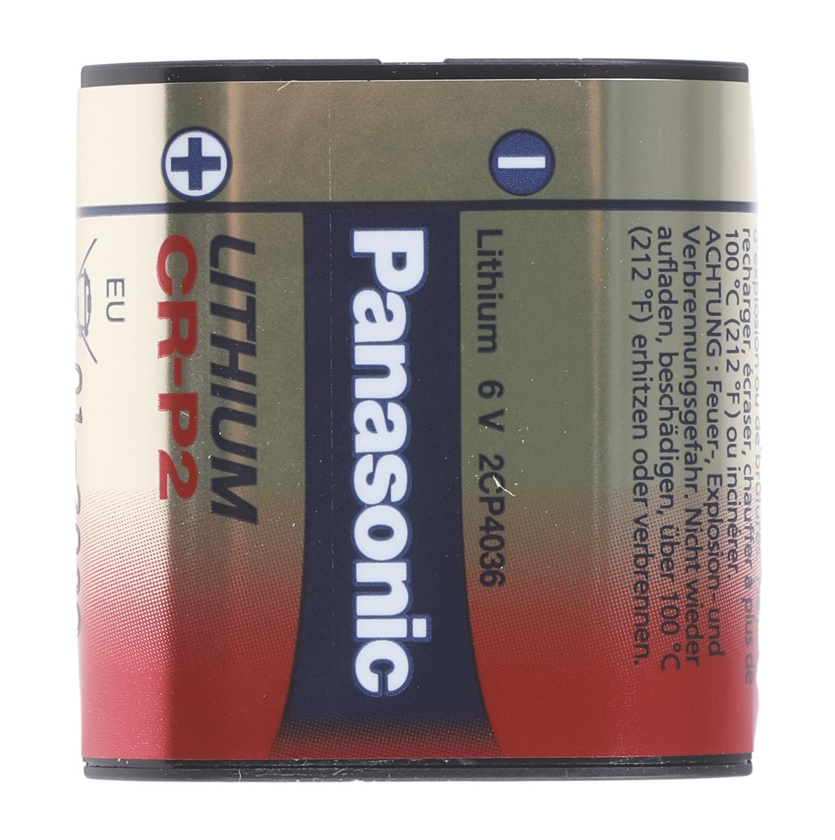 Produktfoto 1 von Panasonic CRP2 Kamera-Batterie, 6V / 1400mAh LiMnO2 36 x 34 x 19mm