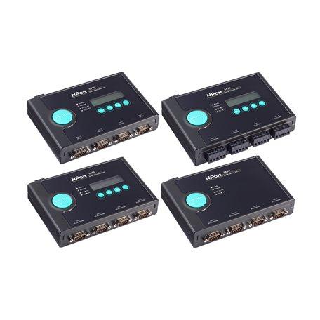 Produktfoto 1 von MOXA Geräteserver 4 Ethernet-Anschlüsse 4 serielle Ports RS422, RS485 921.6kbit/s