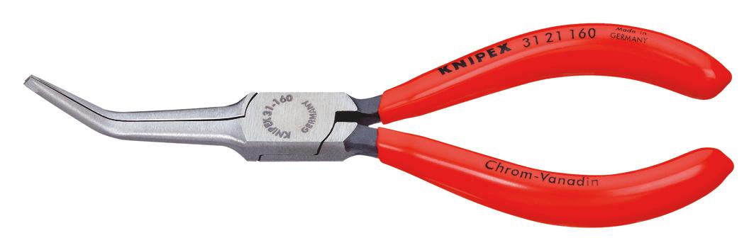 Produktfoto 1 von Knipex Spitzzange / Backen 55mm, gebogen 160 mm