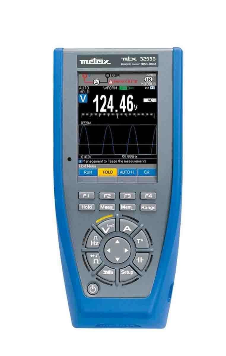 Produktfoto 1 von Metrix MTX 3293B HandDigital Multimeter, CAT III, CAT IV 1000V ac / 100A ac, 100MΩ