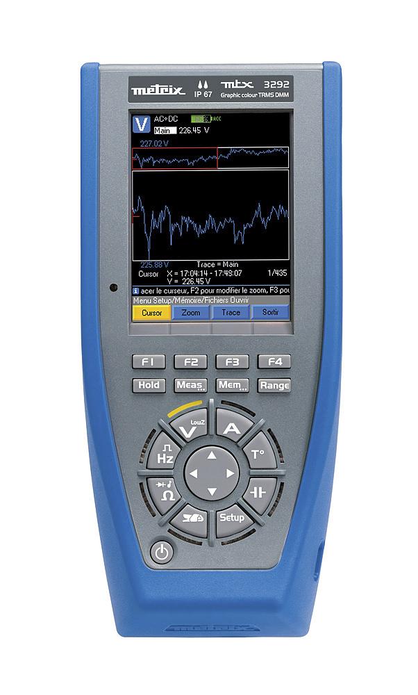 Produktfoto 1 von Metrix VDI 3292 HandDigital Multimeter, CAT III, CAT IV 1000V ac / 100A ac, 100MΩ