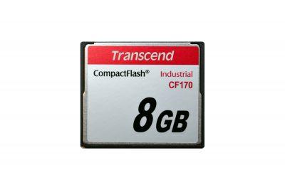 Transcend CF170 Speicherkarte, 8 GB Industrieausführung, CompactFlash, MLC