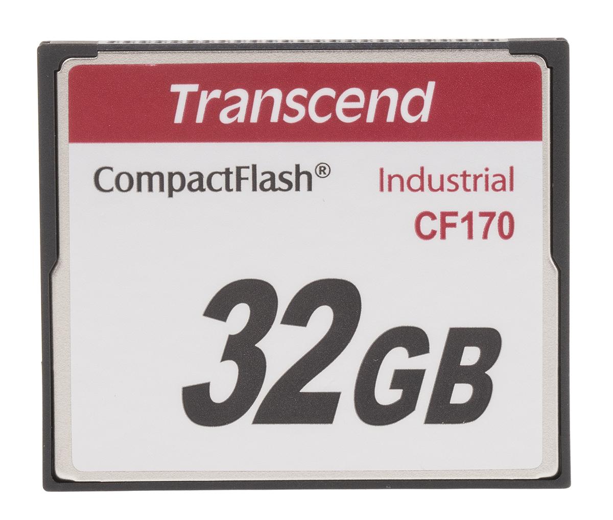 Transcend CF170 Speicherkarte, 32 GB Industrieausführung, CompactFlash, SLC