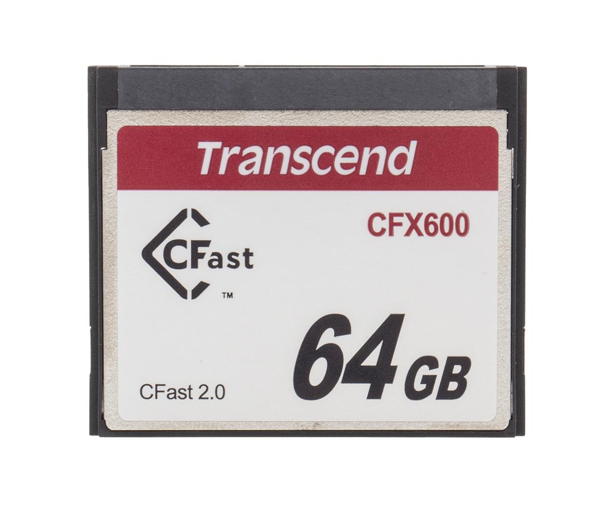 Transcend CFX600, CFast-Karte, 64GB, MLC